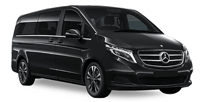 Rent a Mercedes V-Class in Geneva, Switzerland - Mercedes V-Class luxury rental car with hotel, airport and FBO delivery by Deluxe Rental Cars