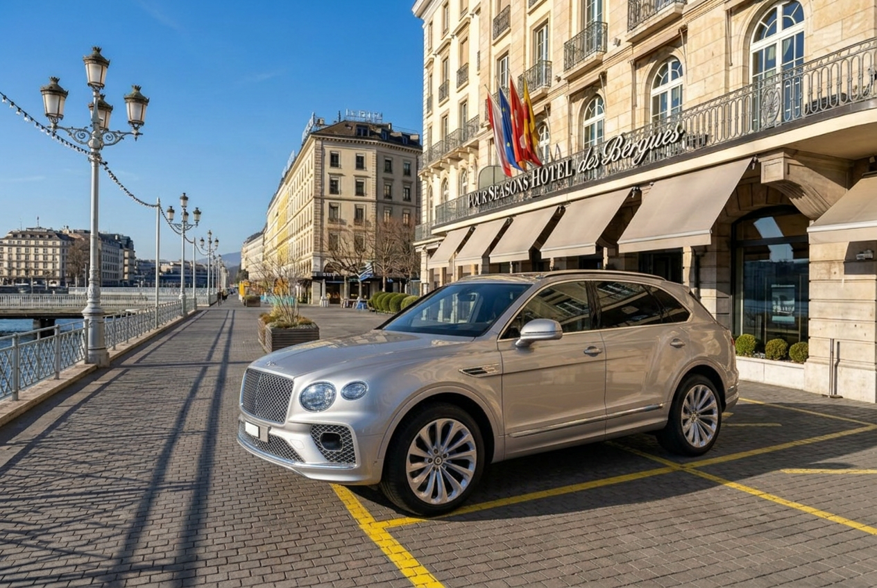 Bentley Bentayga in Geneva, Switzerland