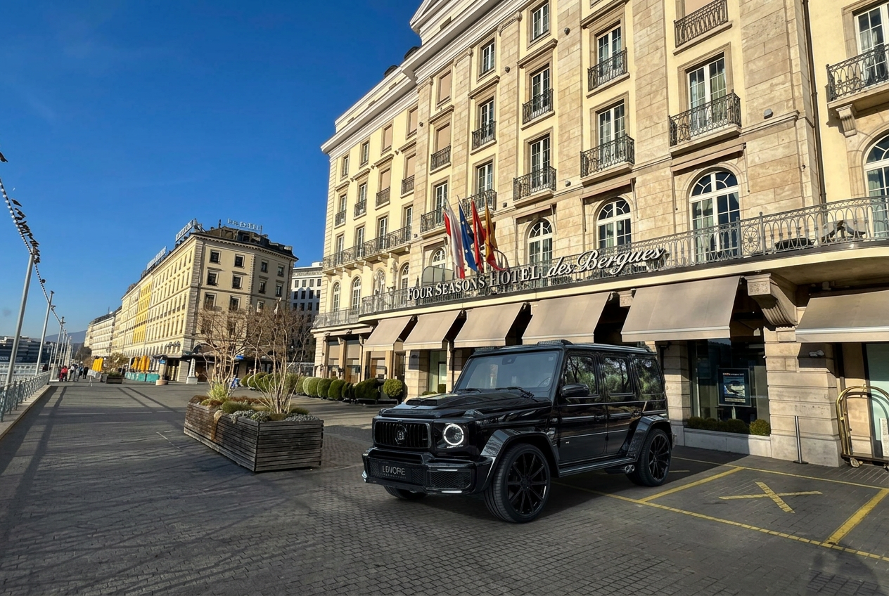 G63 Brabus in Geneva, Switzerland