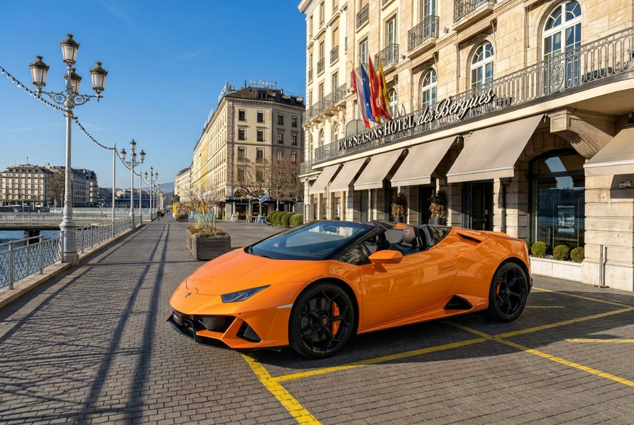 Lamborghini Huracán Spyder in Geneva, Switzerland