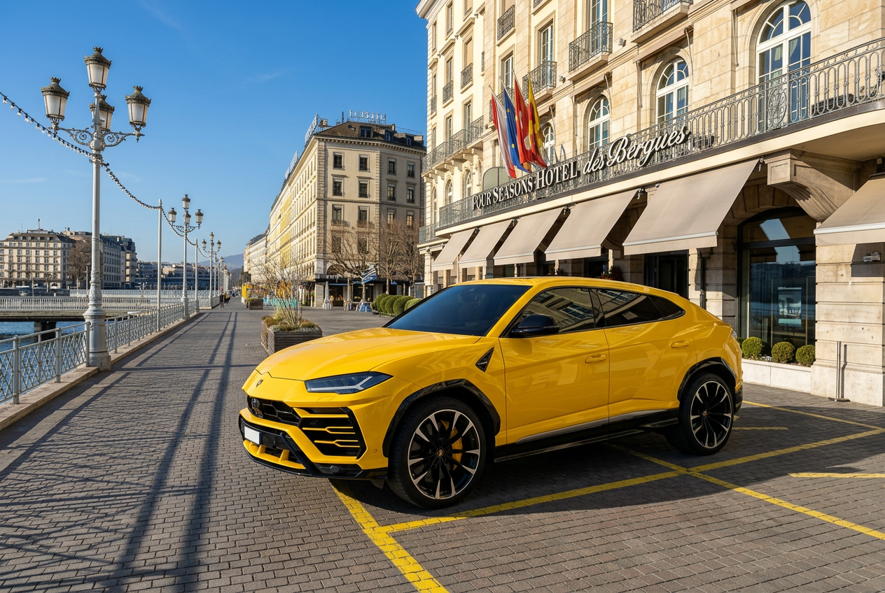 Lamborghini Urus in Geneva, Switzerland