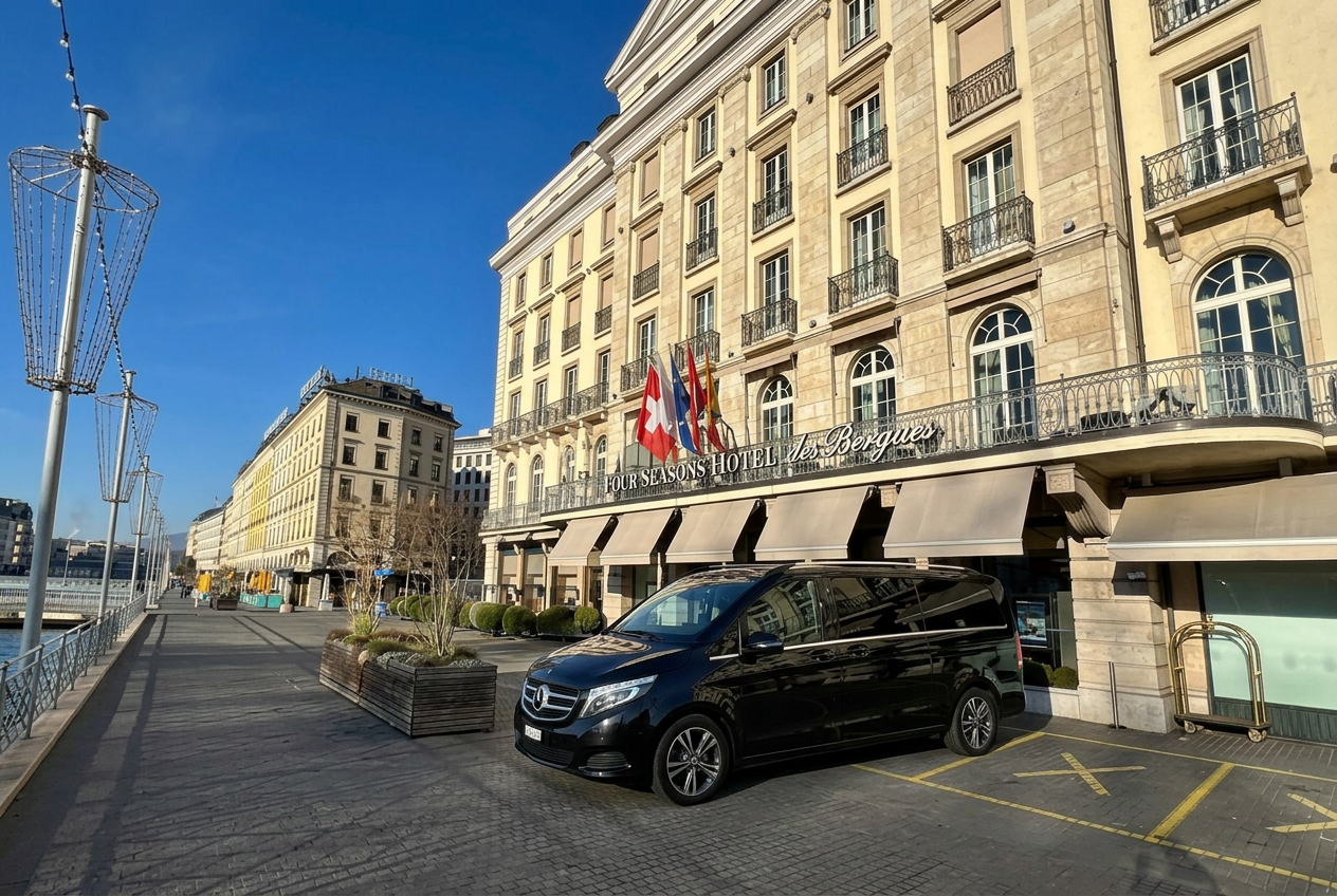 Mercedes V-Class in Geneva, Switzerland