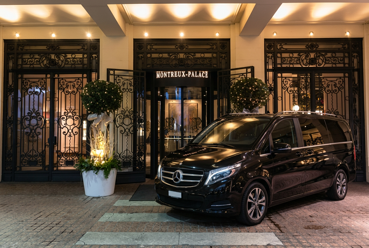 Mercedes V-Class in Montreux, Switzerland