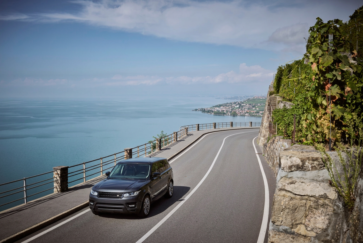 Range Rover HSE in Montreux, Switzerland