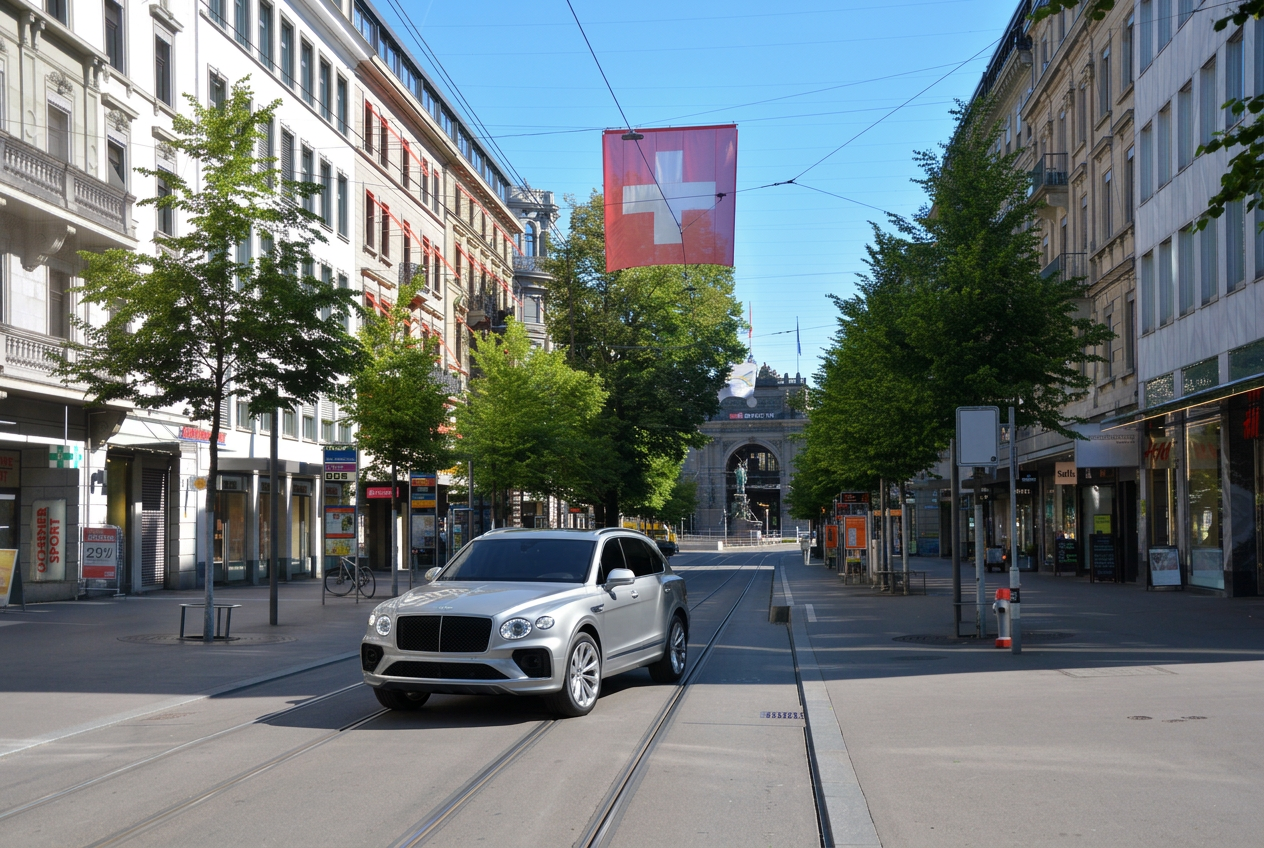 Mercedes G63 AMG in Zurich, Switzerland