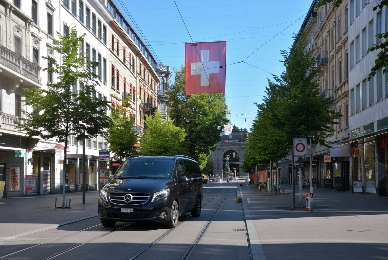 Mercedes V-Class in Zurich, Switzerland