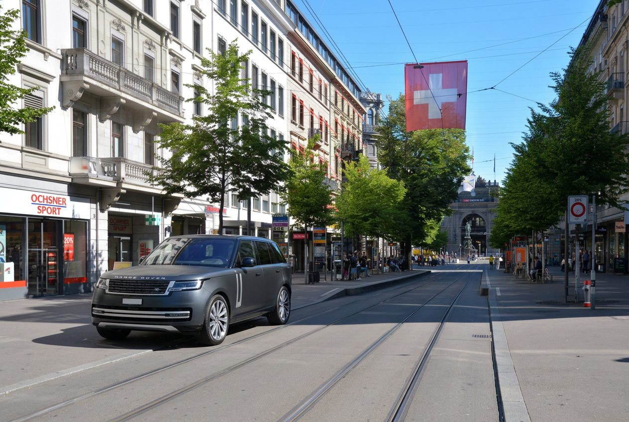 Range Rover LWB in Zurich, Switzerland